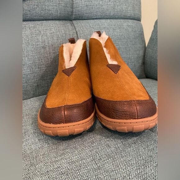 Eddie Bauer Men's Shearling Boot Slippers Men’s 9 - Picture 7 of 9